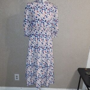 Floral Print Midi Dress